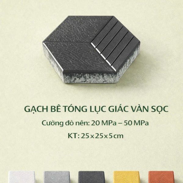 gạch tự chèn lục giác