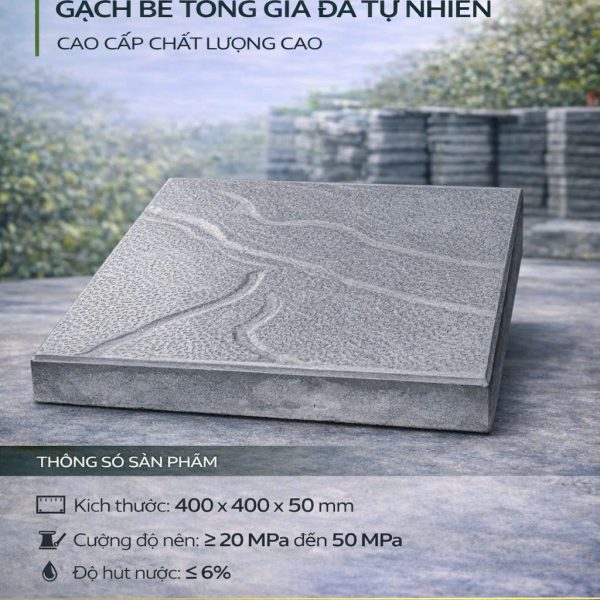 GẠCH BT CƯỜNG ĐỘ CAO VÂN MÂY