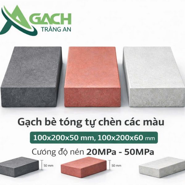 Gạch bê tông tự chèn