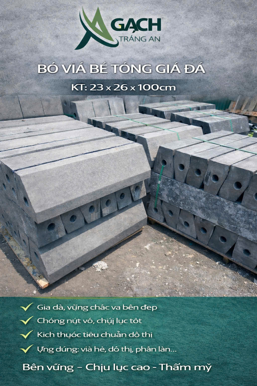 VỈA GIẢ ĐÁ