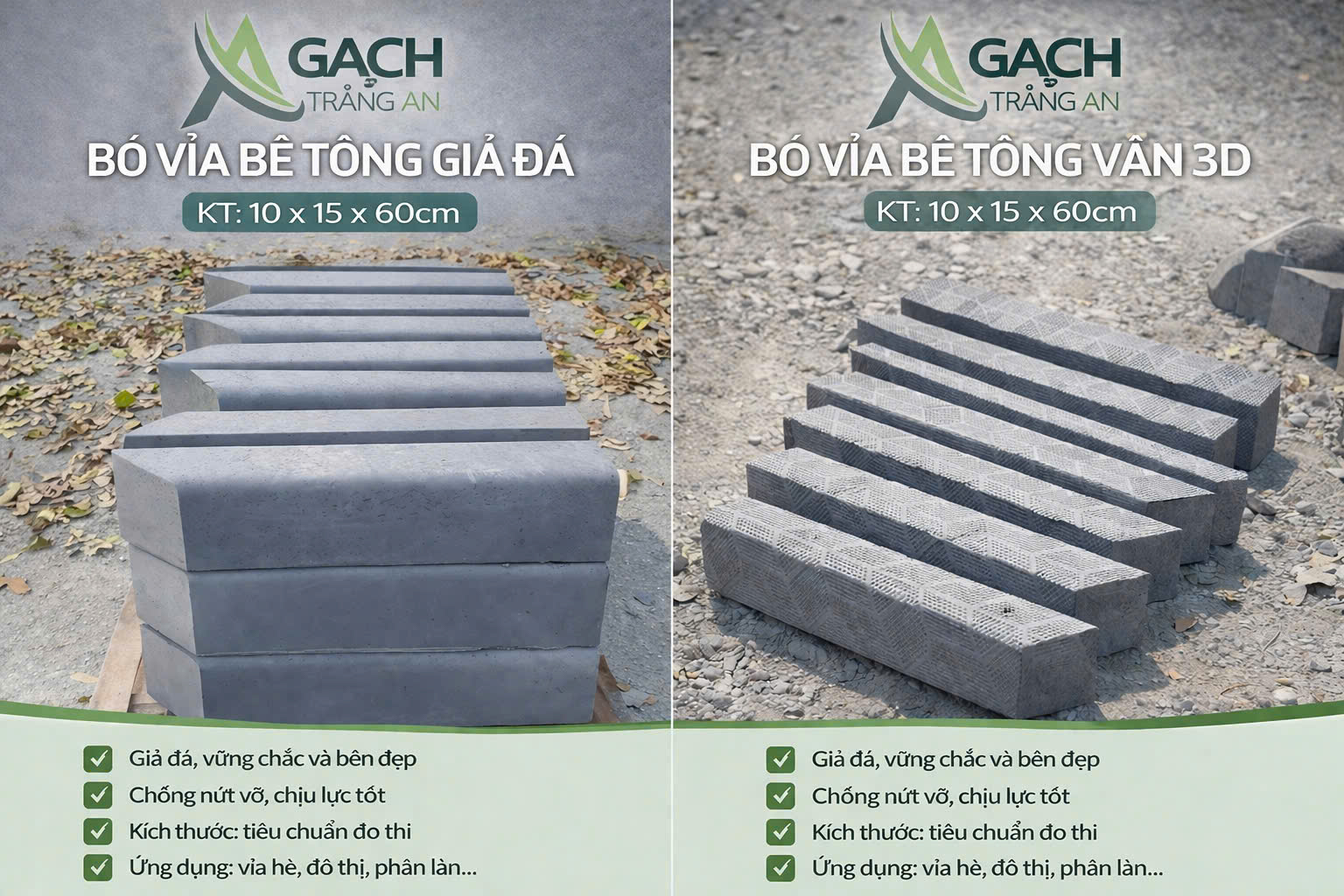VỈA GIẢ ĐÁ GỐC CÂY