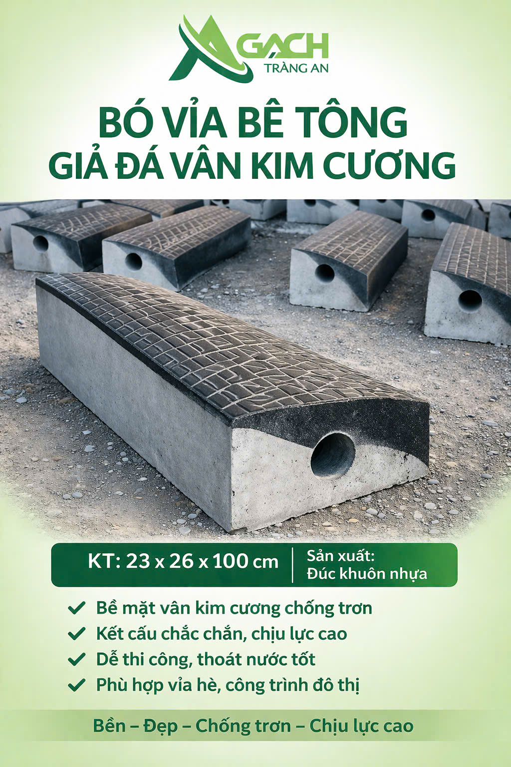 VỈA GIẢ ĐÁ VÂN 3D