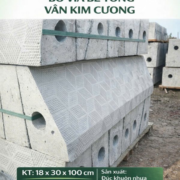 BÓ VỈA BÊ TÔNG VÂN 3D
