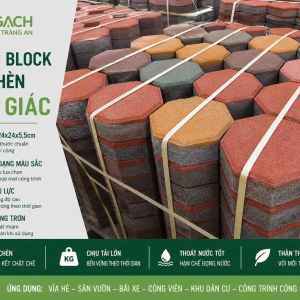gạch block bát giác