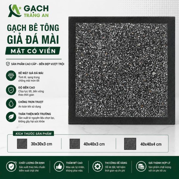 GẠCH GIẢ ĐÁ MÀI VIỀN