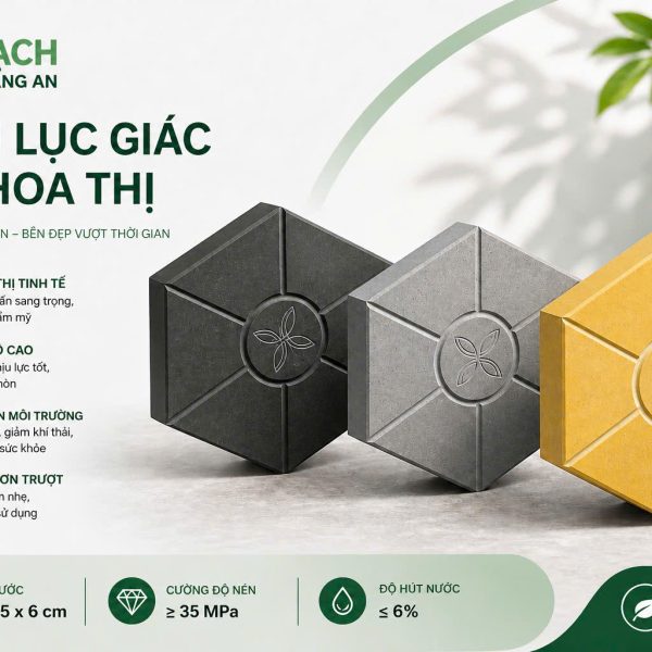 gạch lục giác tự chèn